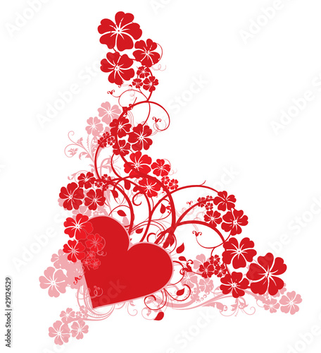 coeur rouge