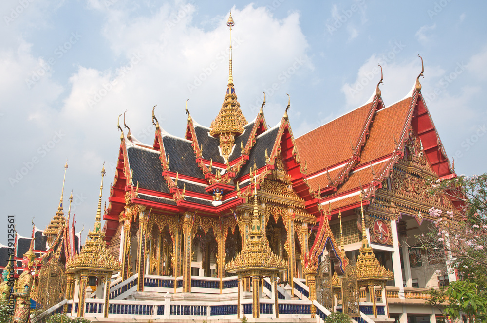 Buddhist temple in the central region of Thailand.