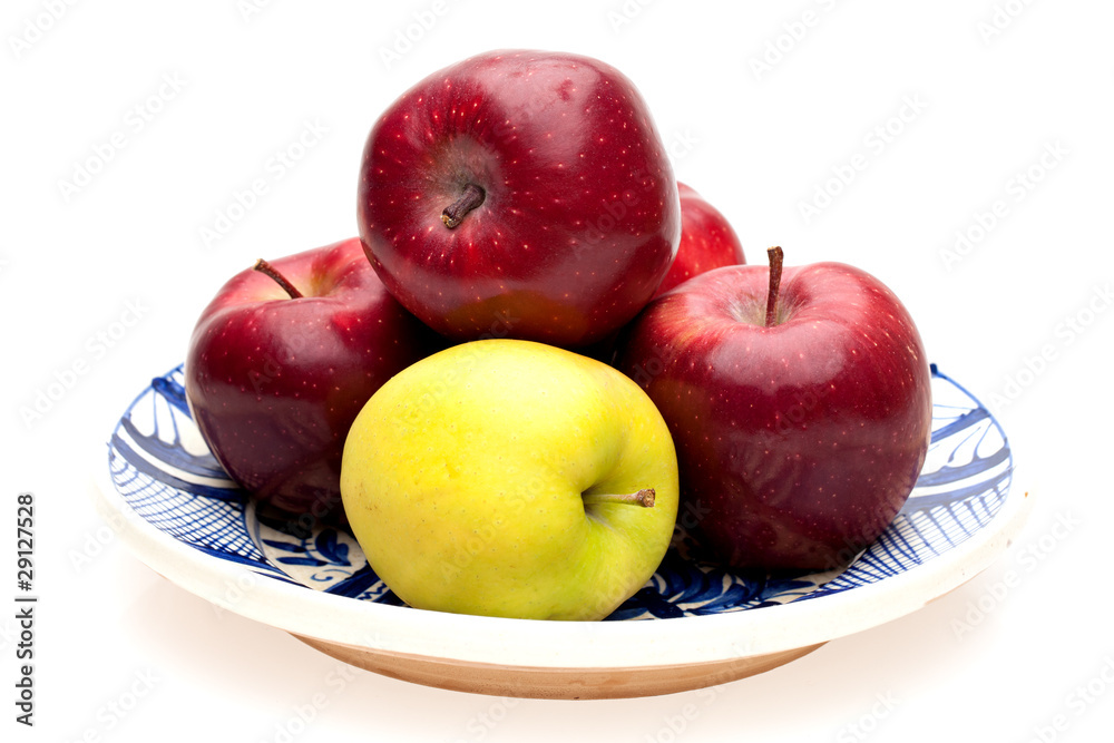 Plate With Apples