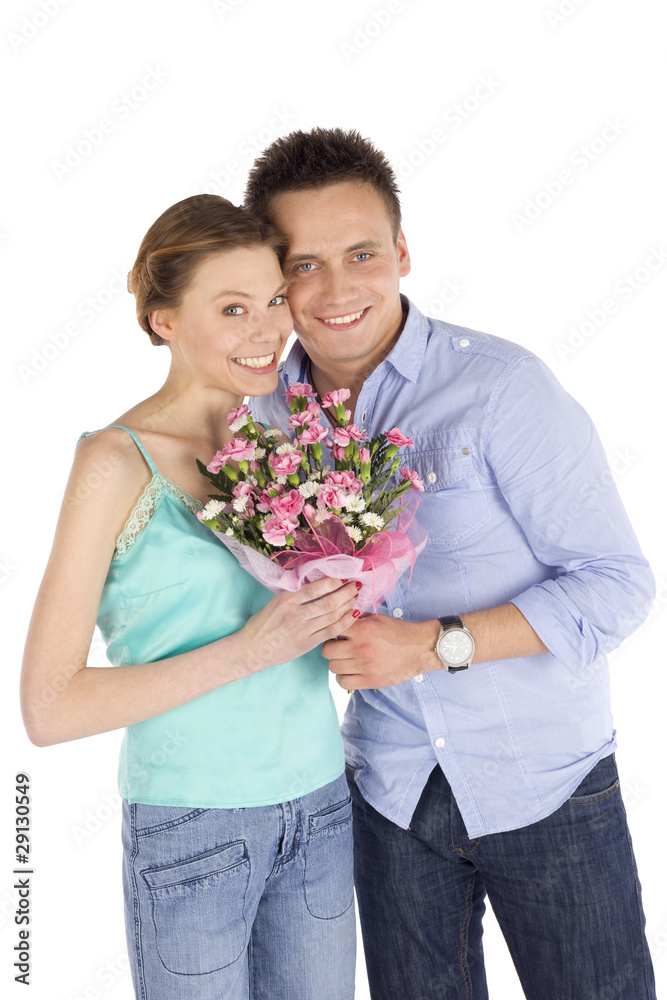 Happy Casual Couple in Love Happy Casual Couple in Love