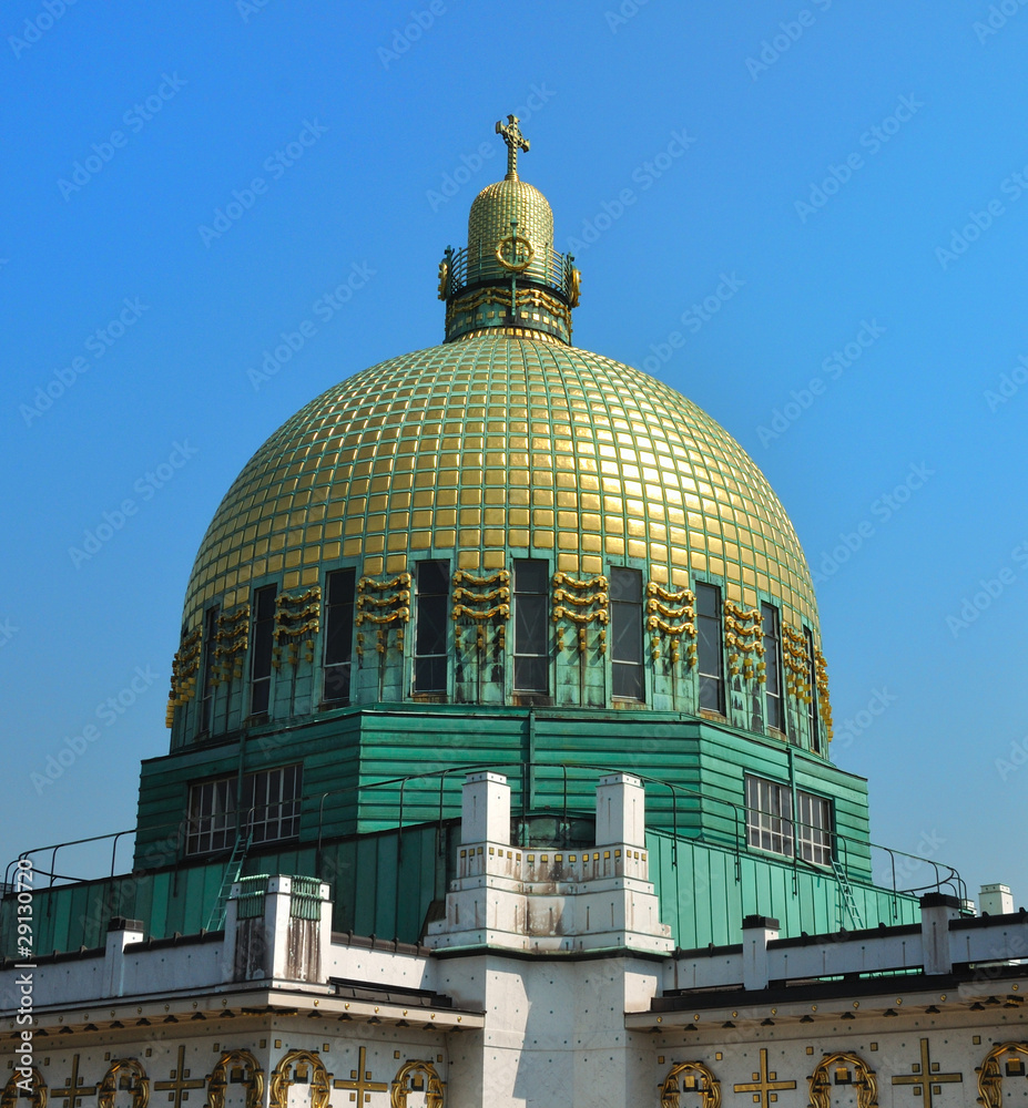 Naklejka premium otto wagner kirche