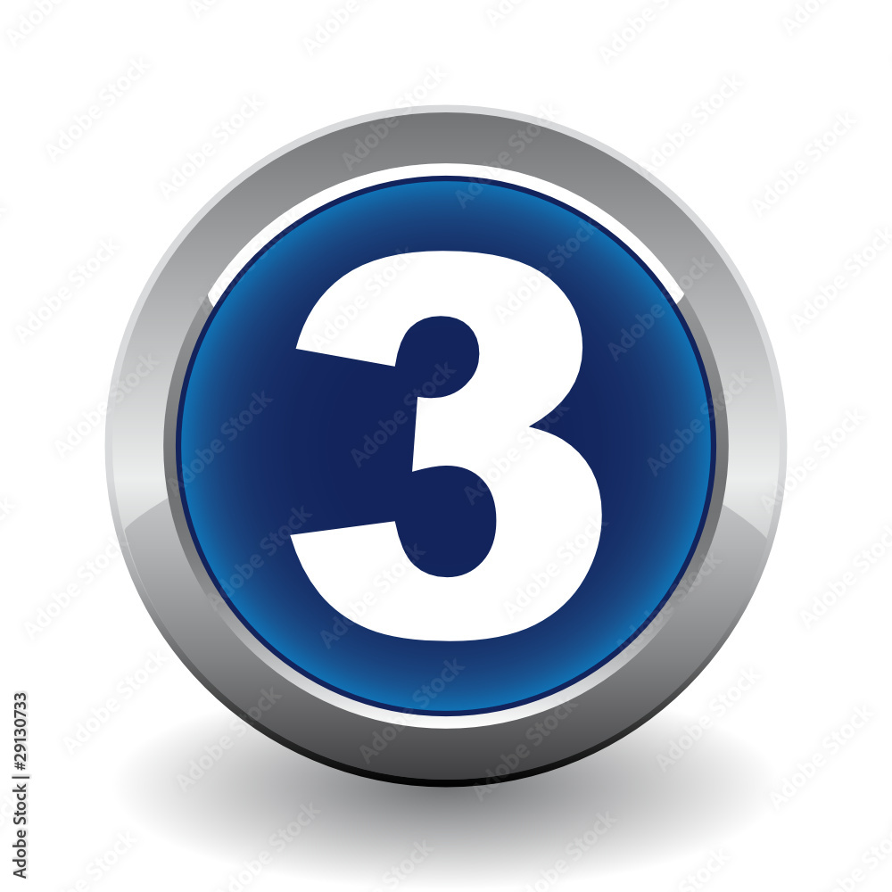 NUMBER THREE ICON NUMBER THREE ICON