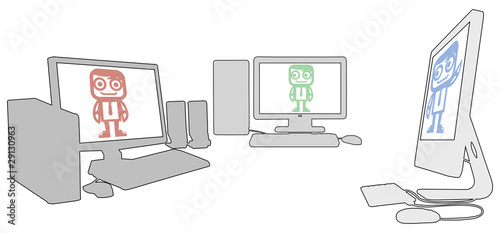 Business guys - internet meeting