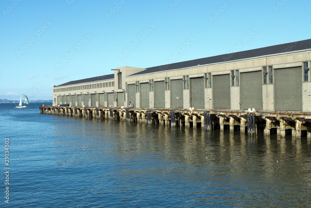 Warehouse on the water