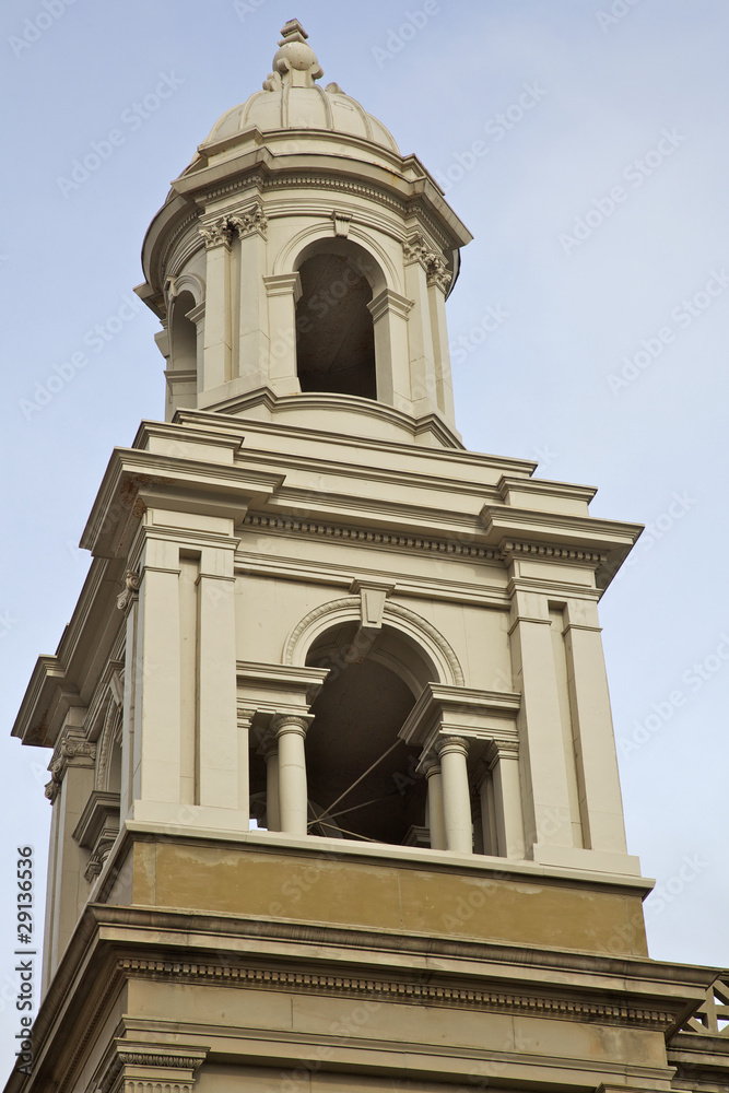 Single Church steeple Single Church steeple
