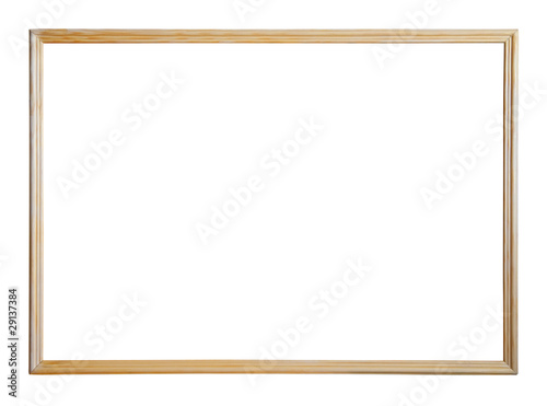 thin wooden picture frame