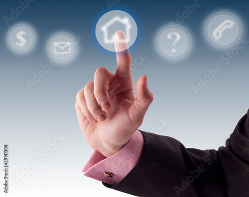 pressing HOME button