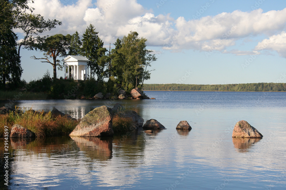 Landscape park Monrepo city of Vyborg