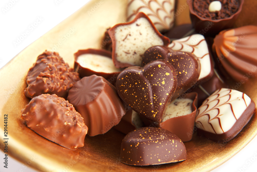 Chocolate hearts for valentine's day Chocolate hearts for valentine's day