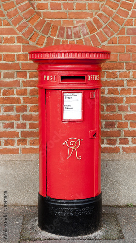 Bilde på lerret Post Box English Victorian