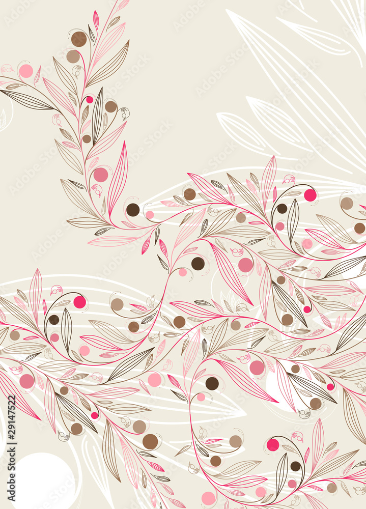 Fototapeta premium floral background