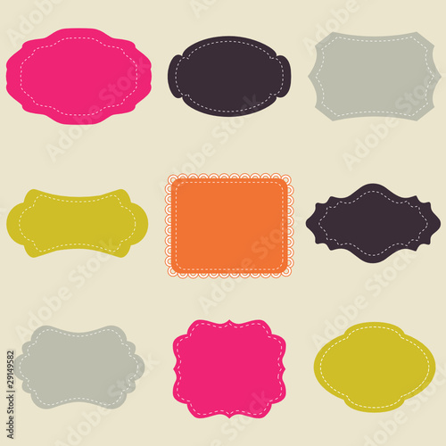 Set of bright frames