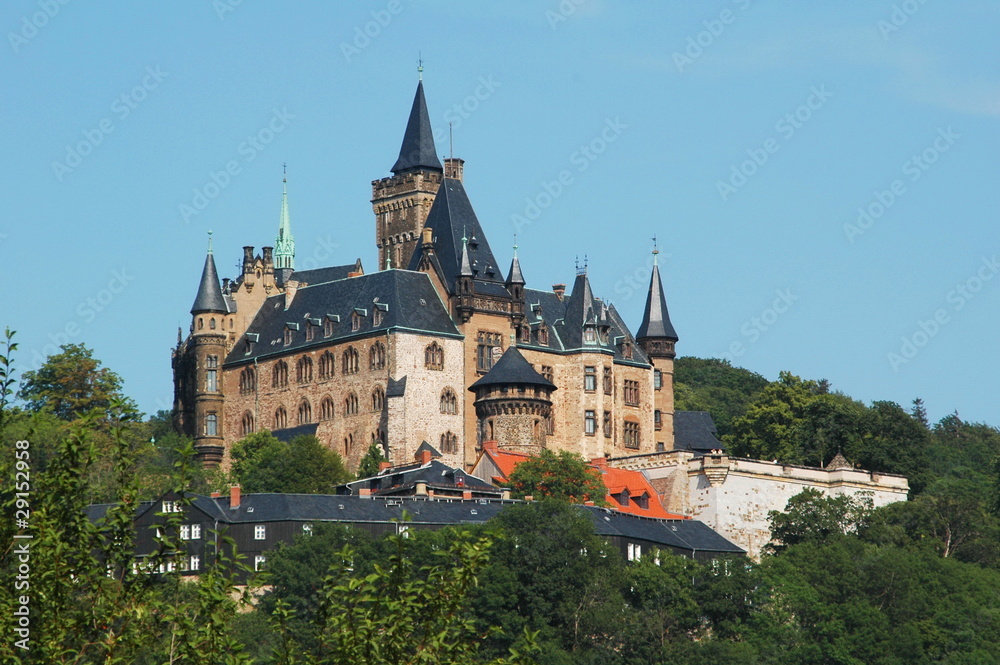 Sachsen-Anhalt, Harz,  Wernigerode, Schloss