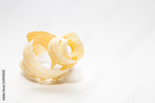 Wood Shaving Of A Pine Tree