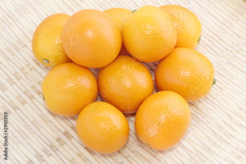 Kumquat (金柑)／竹ざる