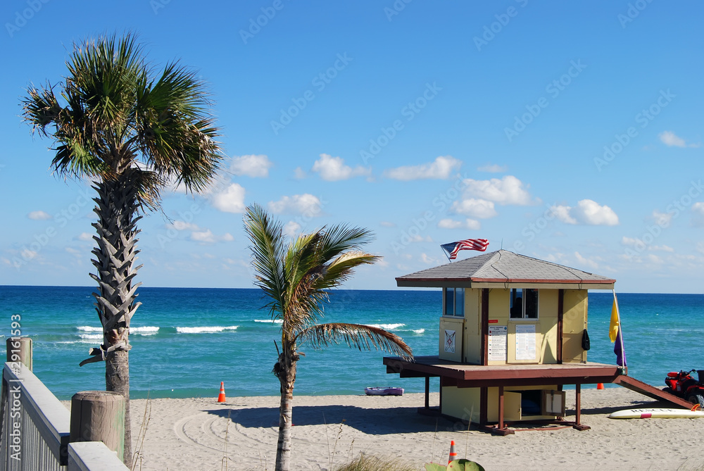 Hollywood Florida Beach View