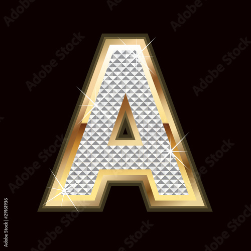 Bling A letter