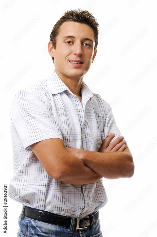 Portrait of happy smiling man Portrait of happy smiling man
