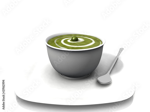 velouté de petit pois