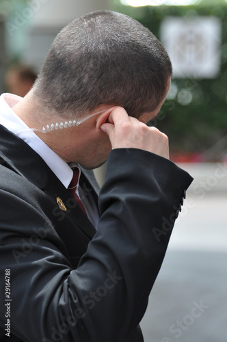 bodyguards et oreillette