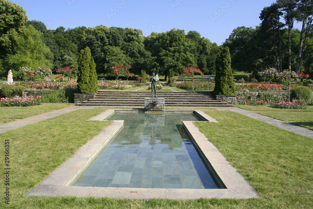 Fototapeta premium Park la Grange, Geneva, Switzerland