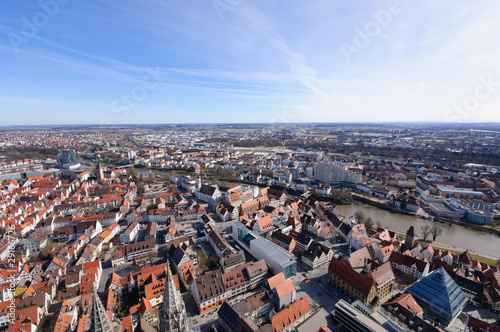 View from Ulm Minster, Germany