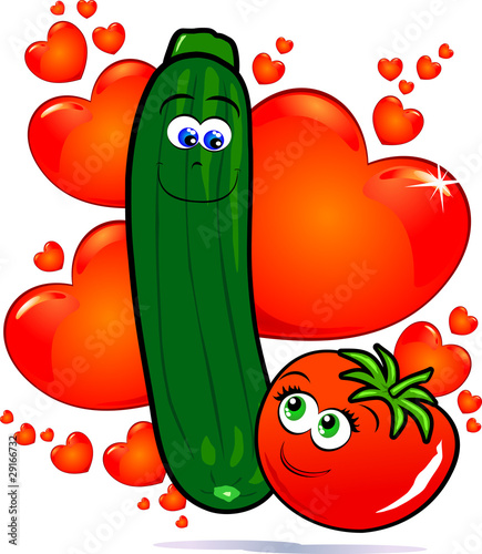 Vegetables in love