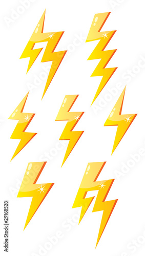 Cartoon lightning