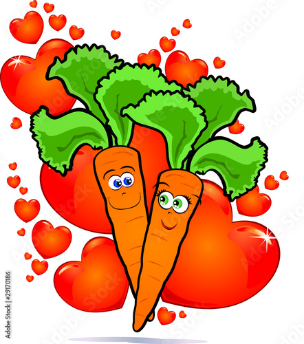 Vegetables in love