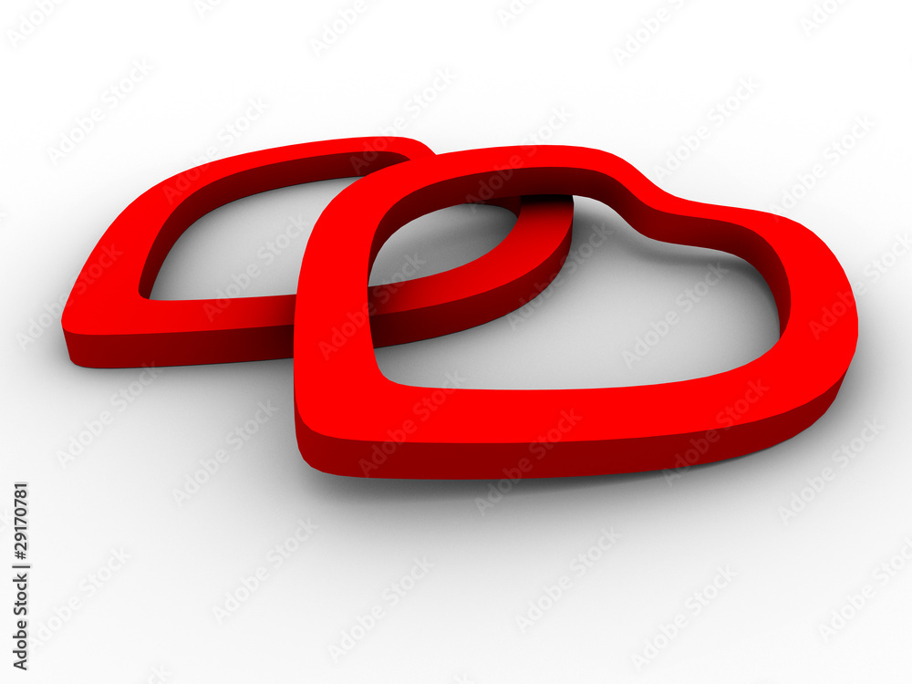 3d hearts 3d hearts