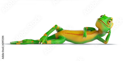 lustiges 3D Chamäleon