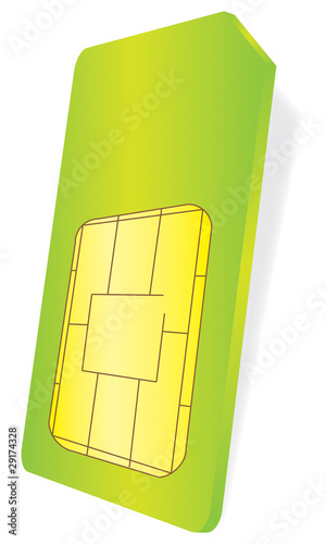 SIM Karte grün