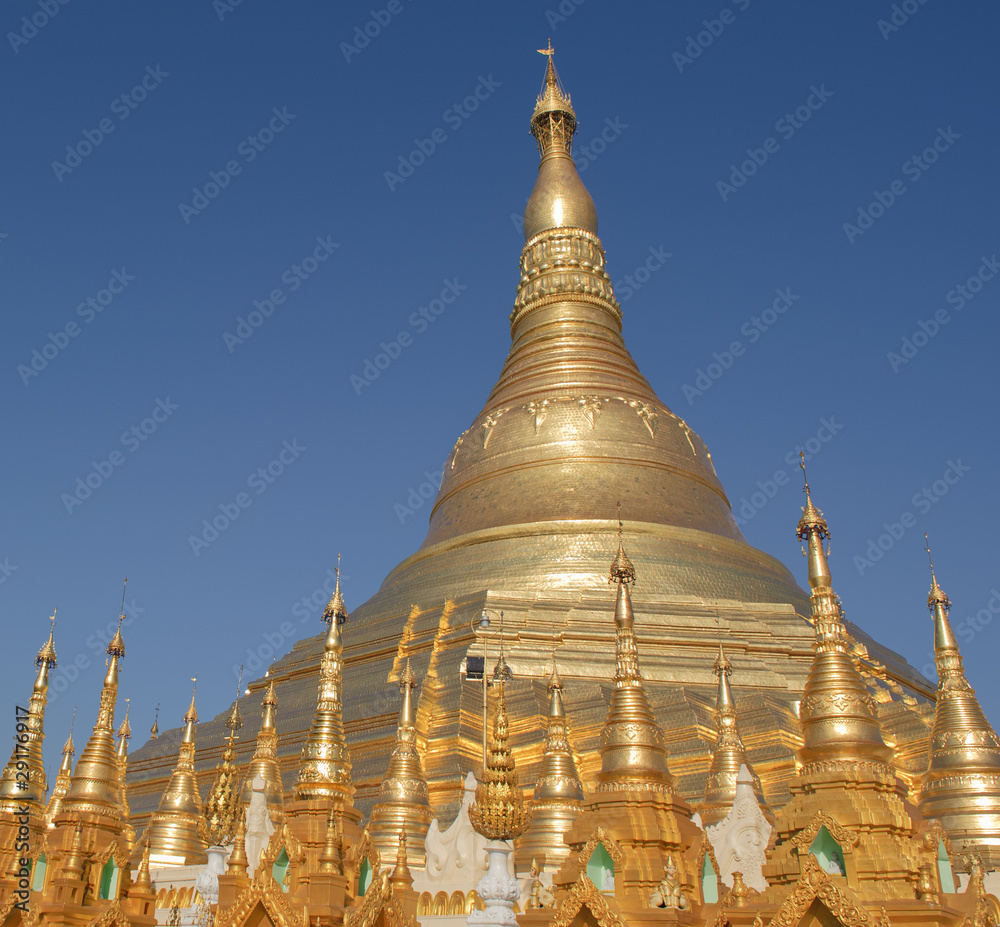 Fototapeta premium Shwedagon pagoda, Yangon, Myanmar