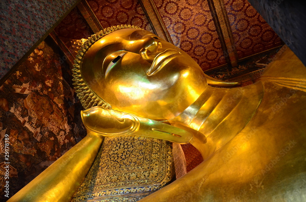 Reclining Buddha , Bangkok Thailand
