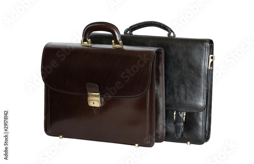 Two Leather Briefcases