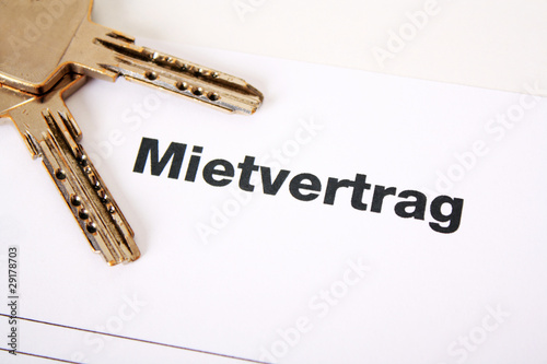 Mietvertrag photo