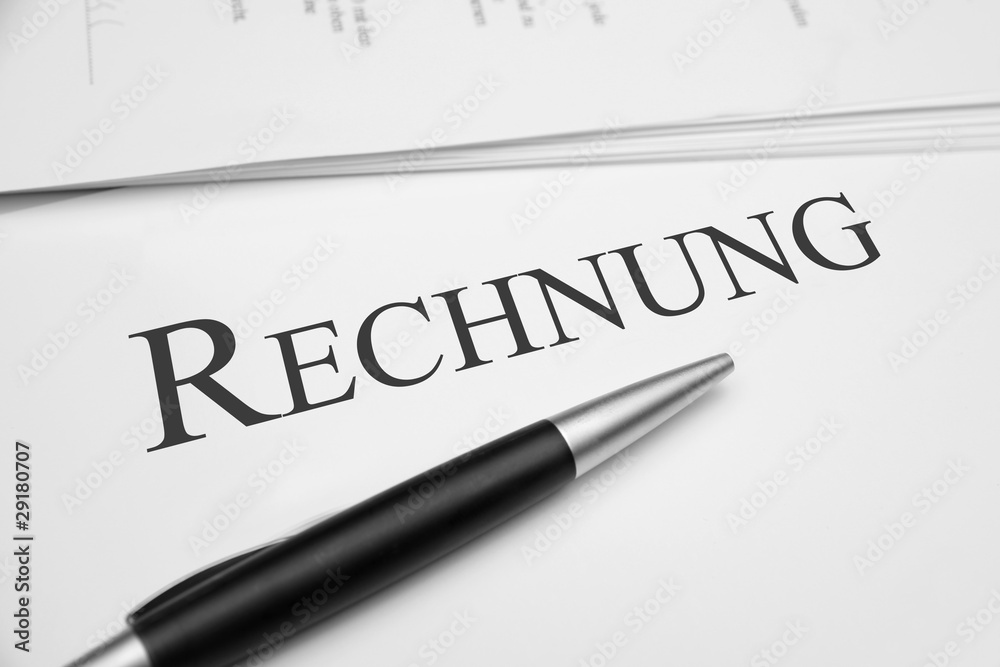Obraz premium rechnung