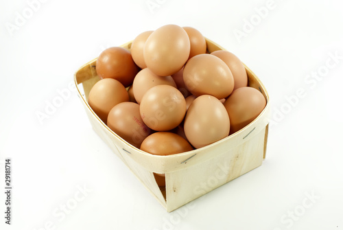 barquette d'oeufs