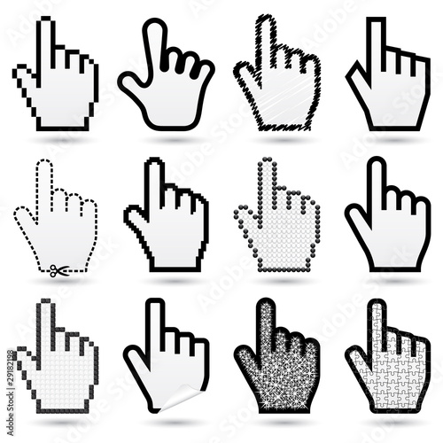 hand cursors