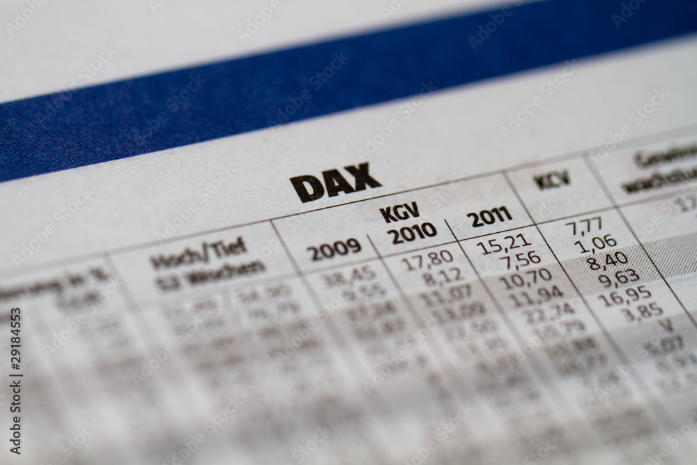Der DAX Stock-Foto | Adobe Stock
