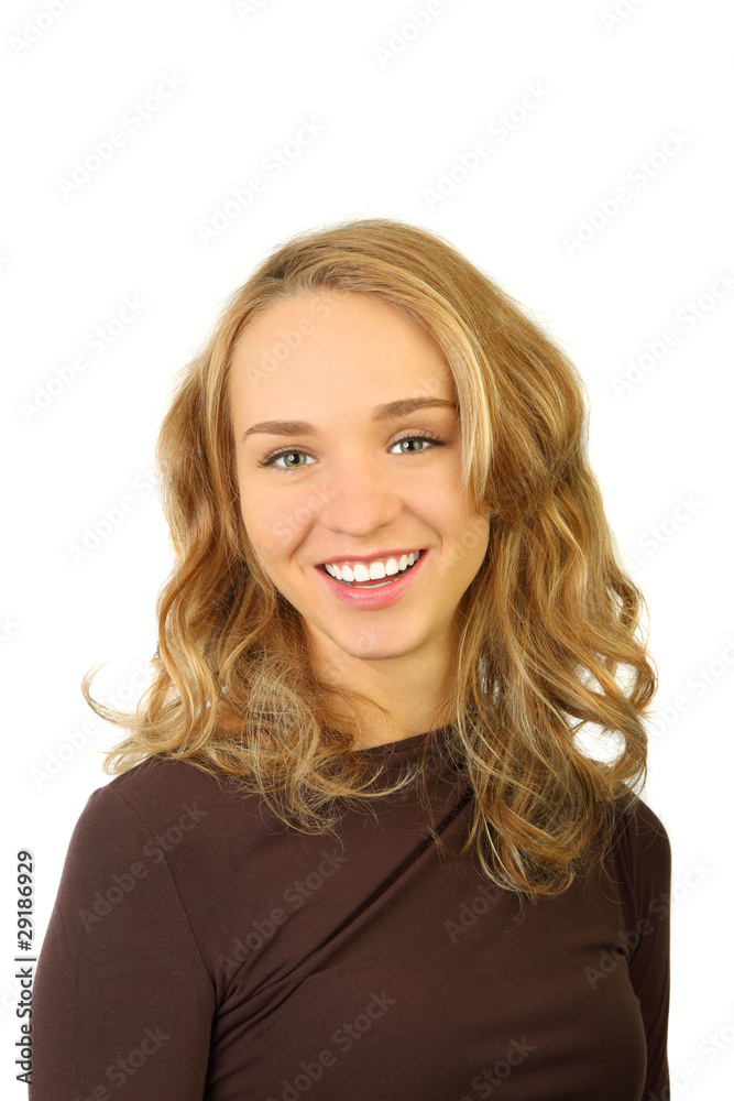 Portrait of a beautiful young woman Portrait of a beautiful young woman
