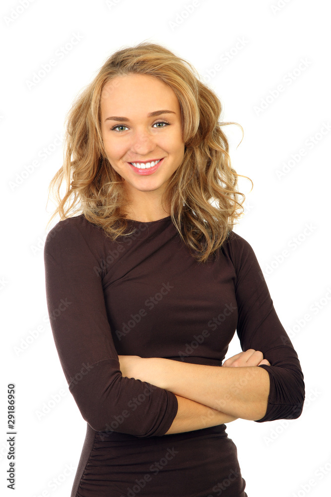 Portrait of a beautiful young woman Portrait of a beautiful young woman