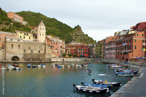 Little port and city at Vernazza - Cinque terre - Italy