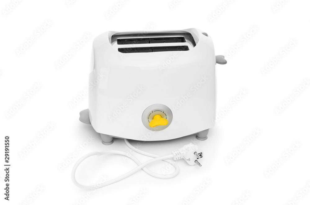 Bread toaster isolated on the white background Bread toaster isolated on the white background