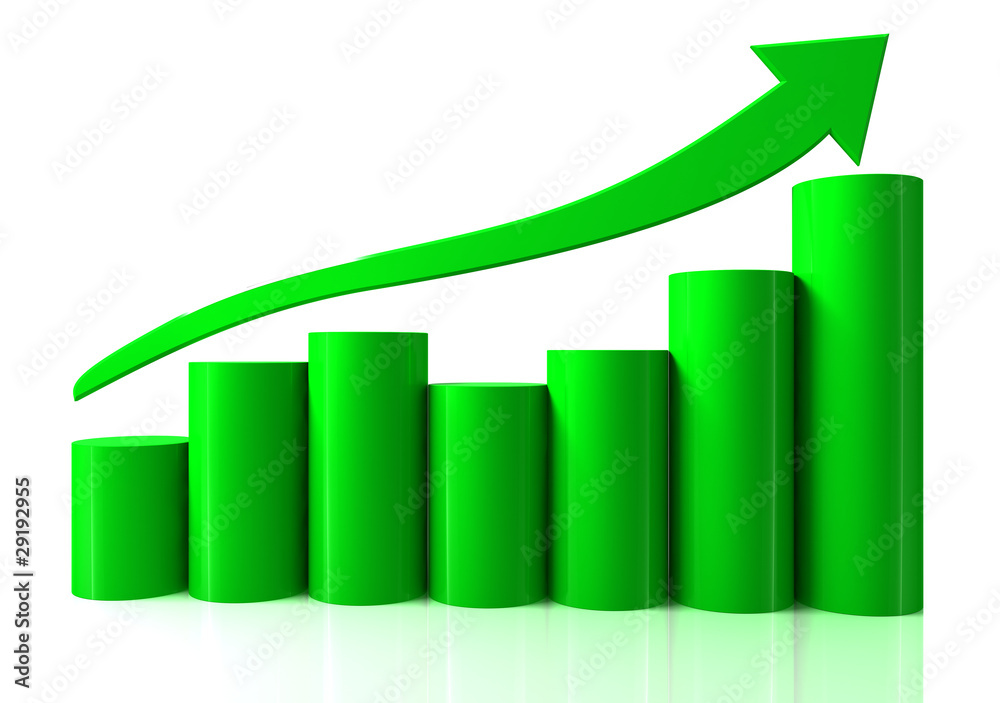 Barchart with arrows Barchart with arrows