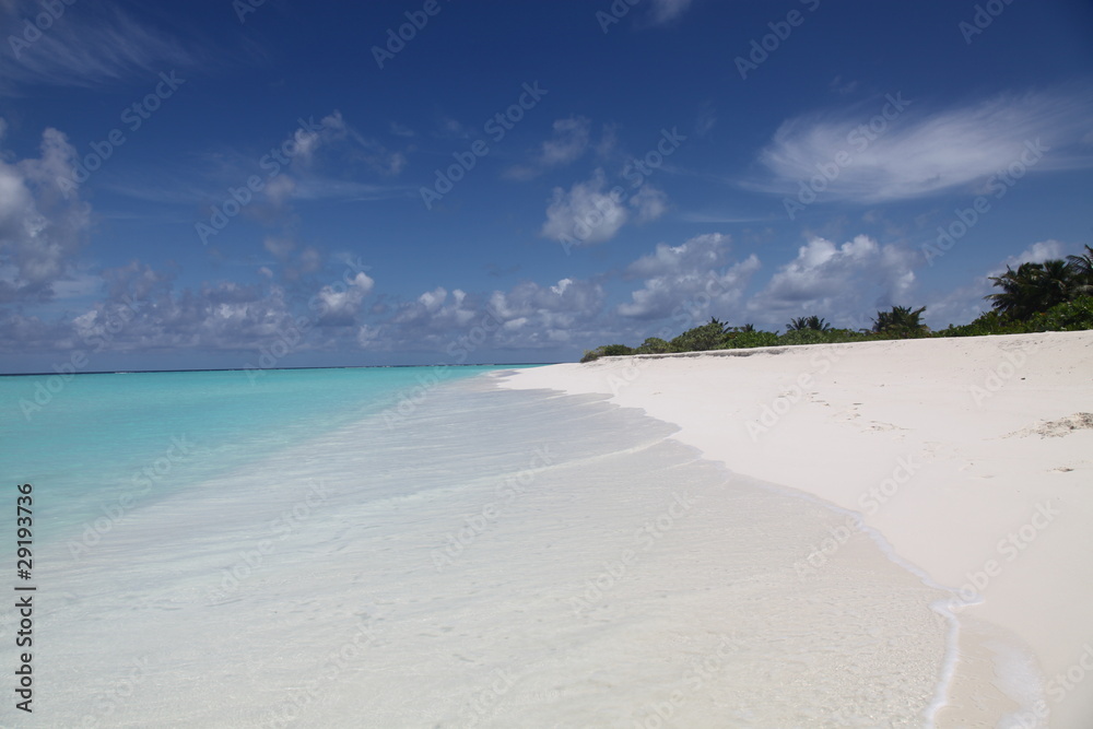 Island landscape in Maldives