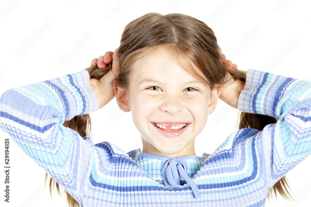 cheerful girl cheerful girl