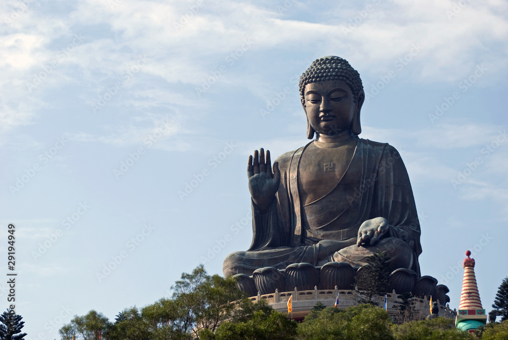 Fototapeta premium Big Buddha in Lantau Island,Honh Kong