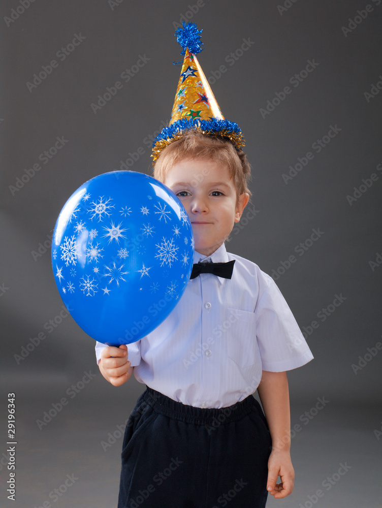Fototapeta premium boy celebrating the birthday