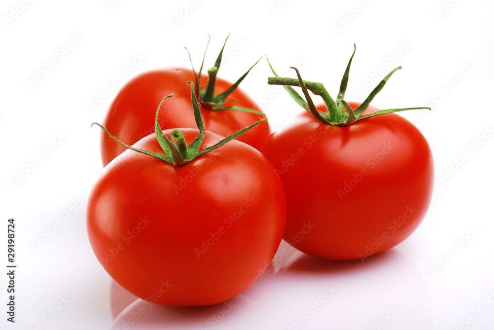 Fresh Red Tomato isolated on white background Fresh Red Tomato isolated on white background
